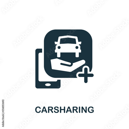 Carsharing icon. Simple element from carsharing collection. Creative Carsharing icon for web design, templates, infographics and more