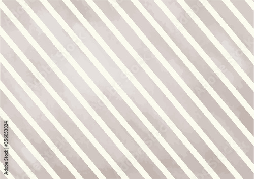 【 A4 / gray / diagonal 】Hand painted watercolor stripes, abstract watercolor background, vector illustration