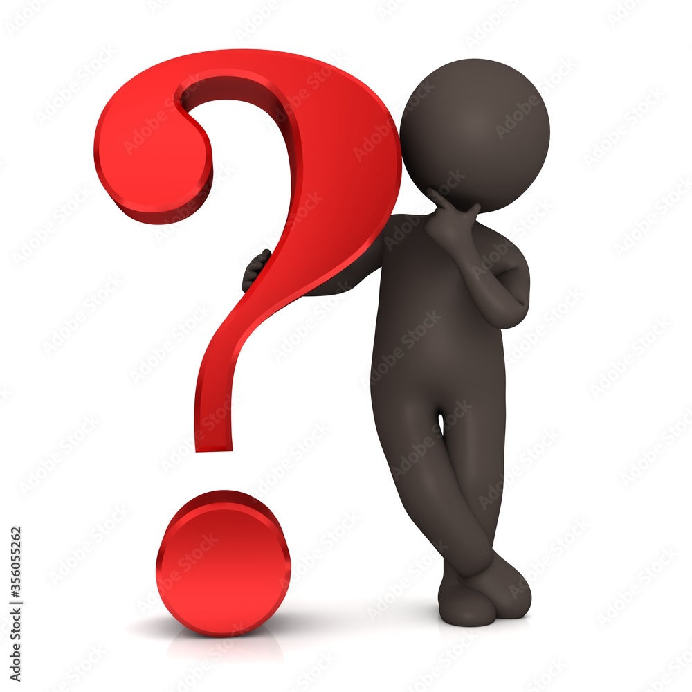 black man stick figure question mark interrogation point red sign query symbol afro american stick figure person 3d render black man stick figure question mark interrogation point red sign query symbol afro american stick figure person 3d render