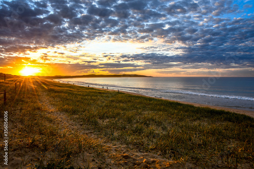 Sunrise in cronulla beach Australia