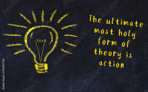 Foto Concept of generating ideas