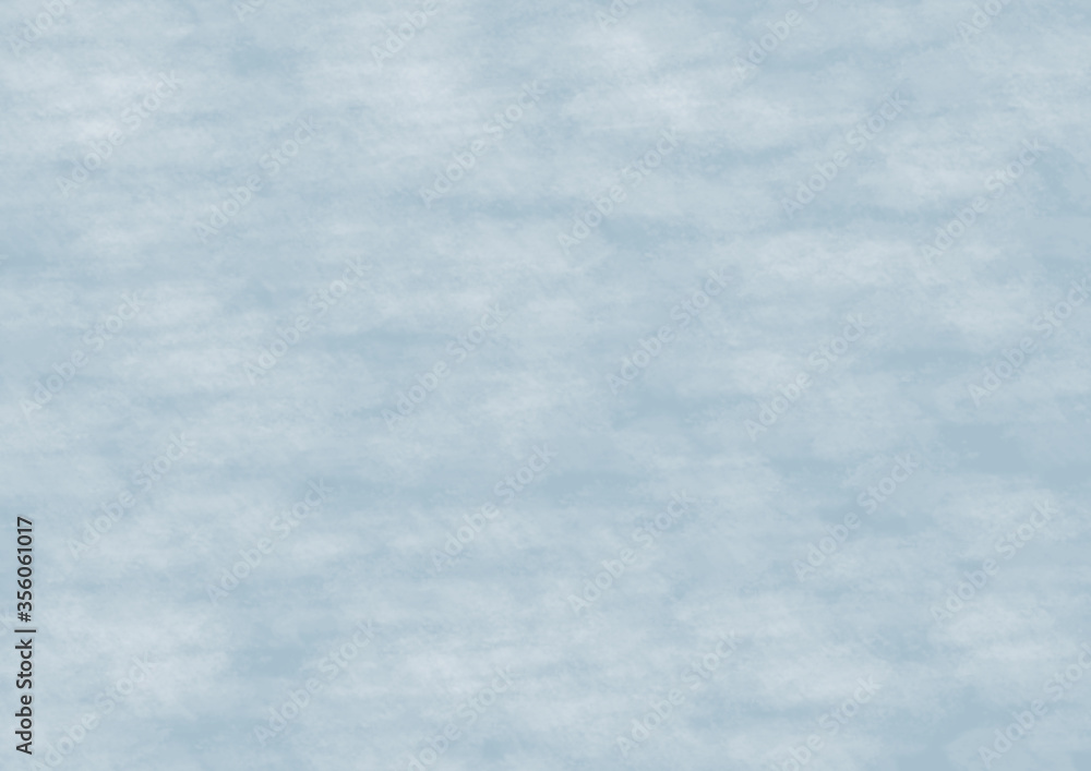 Soft smooth dull pastel blue colour with clouds texture background.