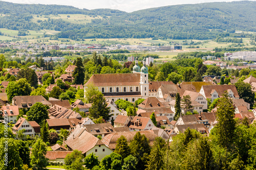 Arlesheim, Arlesheimer Dom, Dom, Domkirche, Dorfplatz, Dorf, Domkirche, Wanderweg, Birstal, Baselland, Sommer, Schweiz photo