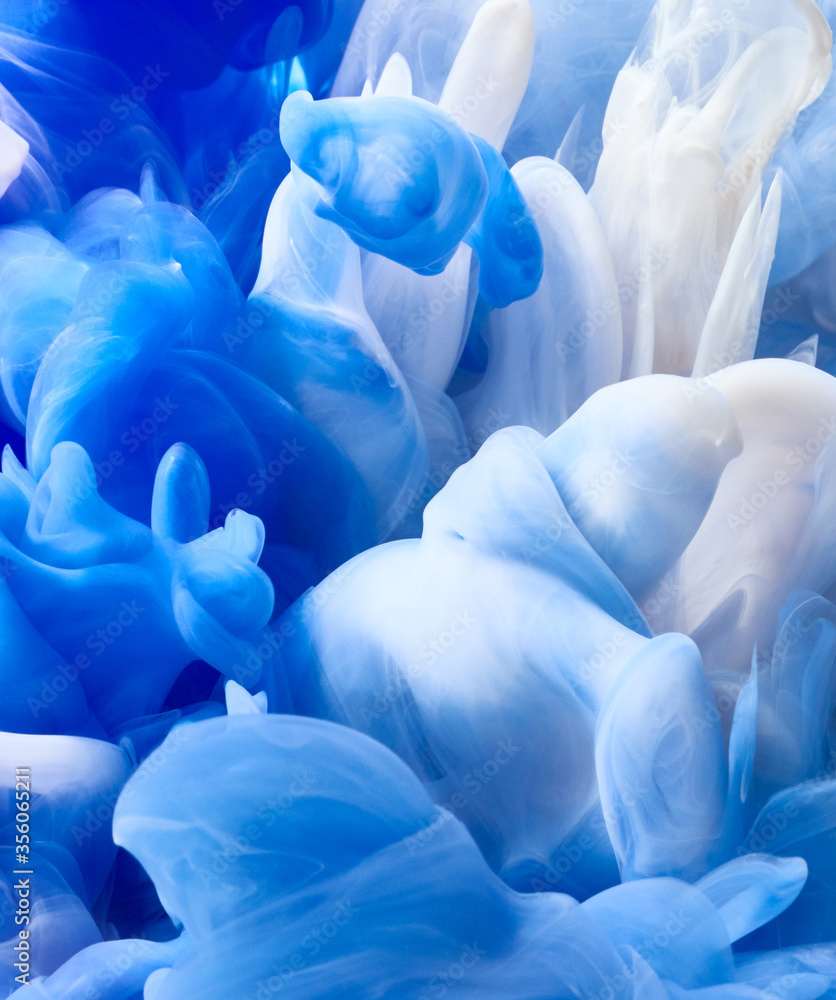 Abstract blue paint splash background. Stock Photo | Adobe Stock