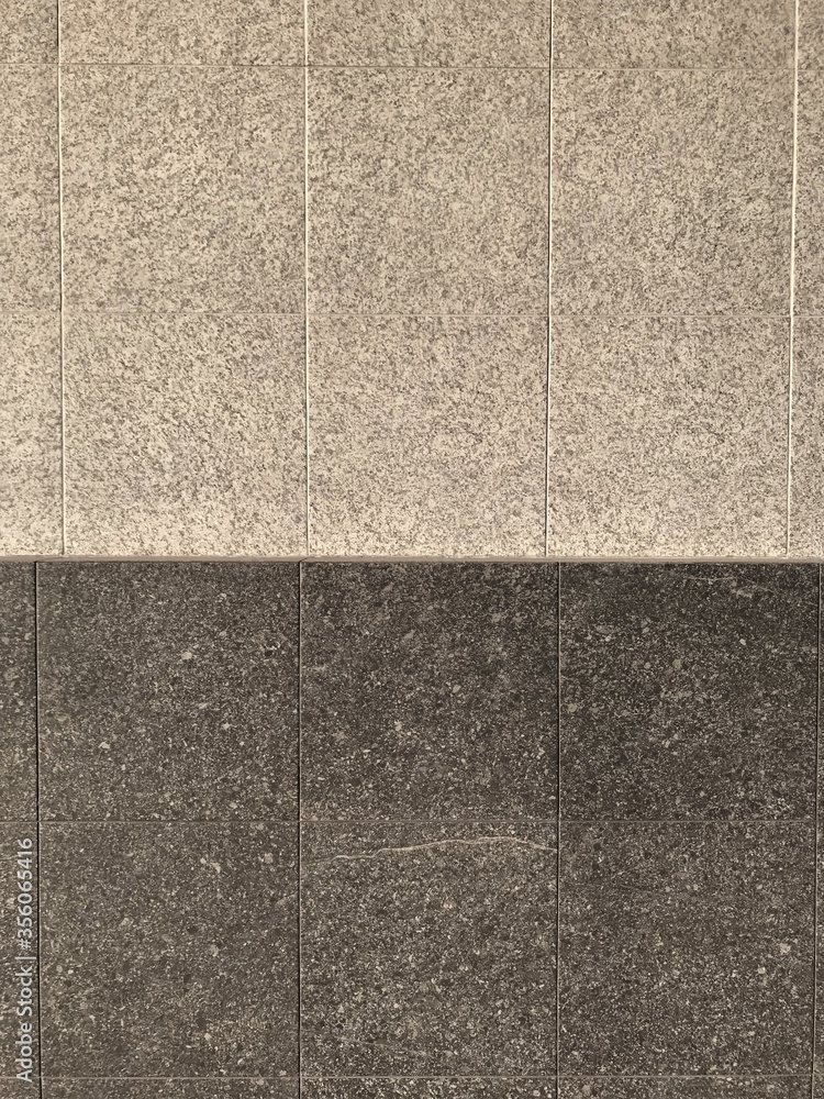 Fototapeta premium background texture wall of tiles of two different colors