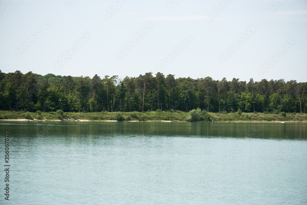 Lake for recreation in the national nature park