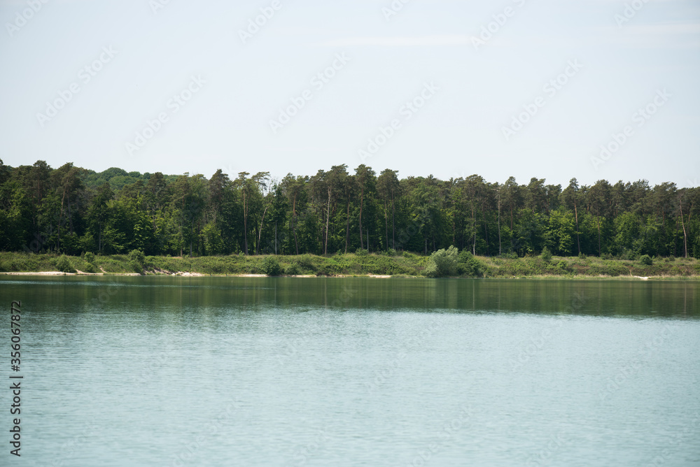 Lake for recreation in the national nature park Lake for recreation in the national nature park