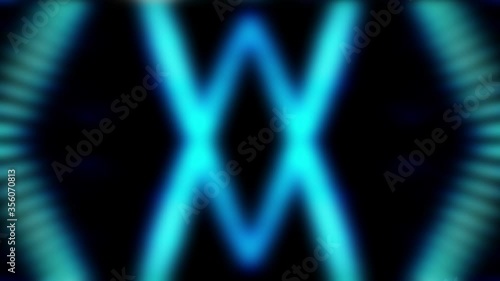 Wallpaper Mural RGB multicolored blurred defocused dots led light panel at the night club, led light wall VJ background. Torontodigital.ca