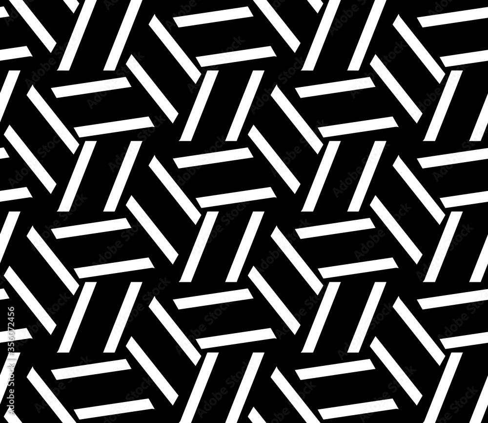 Abstract geometric vector pattern background in classic black and white Abstract geometric vector pattern background in classic black and white