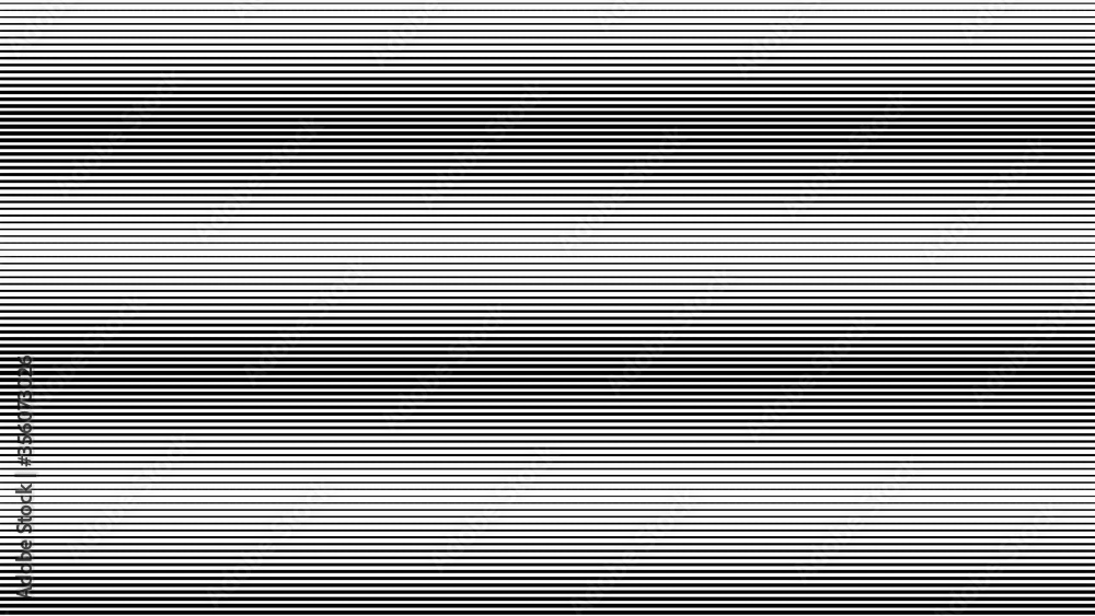 Fototapeta premium Abstract gradient background of black lines. Hallucination. Optical illusion. Vector illustration.
