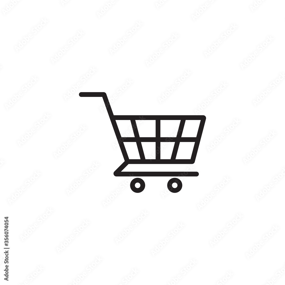 Basket store and Shopping Cart Logo vector Template Illustration Basket store and Shopping Cart Logo vector Template Illustration