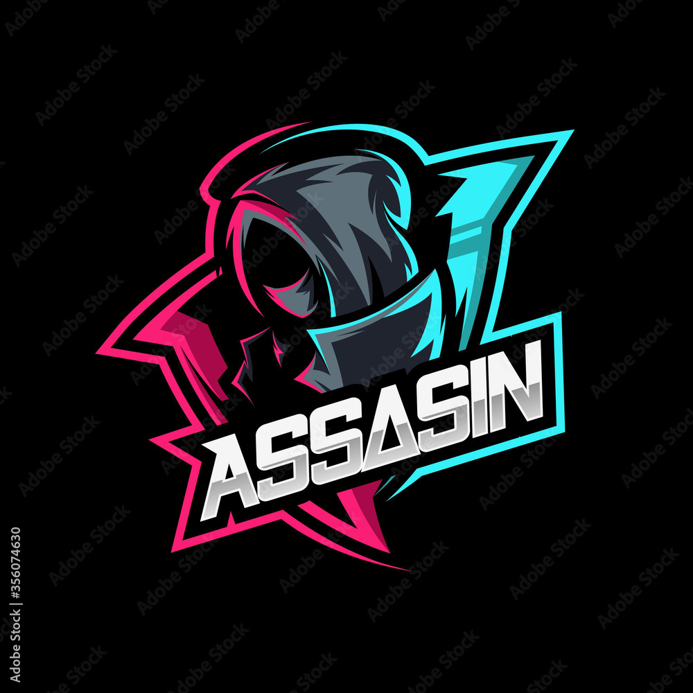 Ninja Assassin E-sport Logo Concept Royalty Free SVG, Cliparts, Vectors,  and Stock Illustration. Image 159514124.