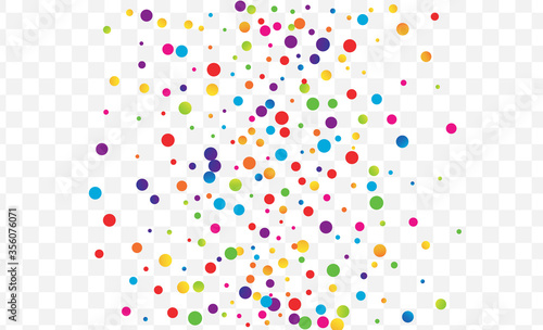 Gradient Anniversary Polka Template. Festive Dot 