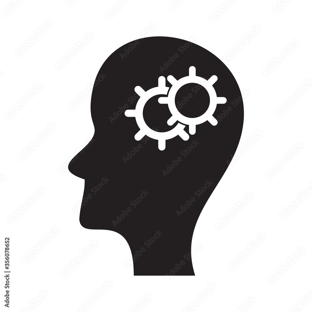 think icon, education icon vector think icon, education icon vector
