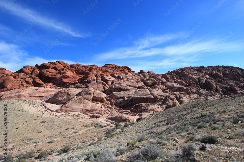 Red rock canyon in Nevada,USA Red rock canyon in Nevada,USA