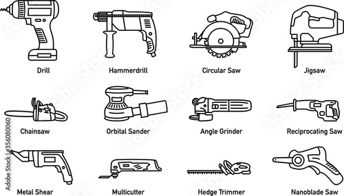 Collection of Power Tools