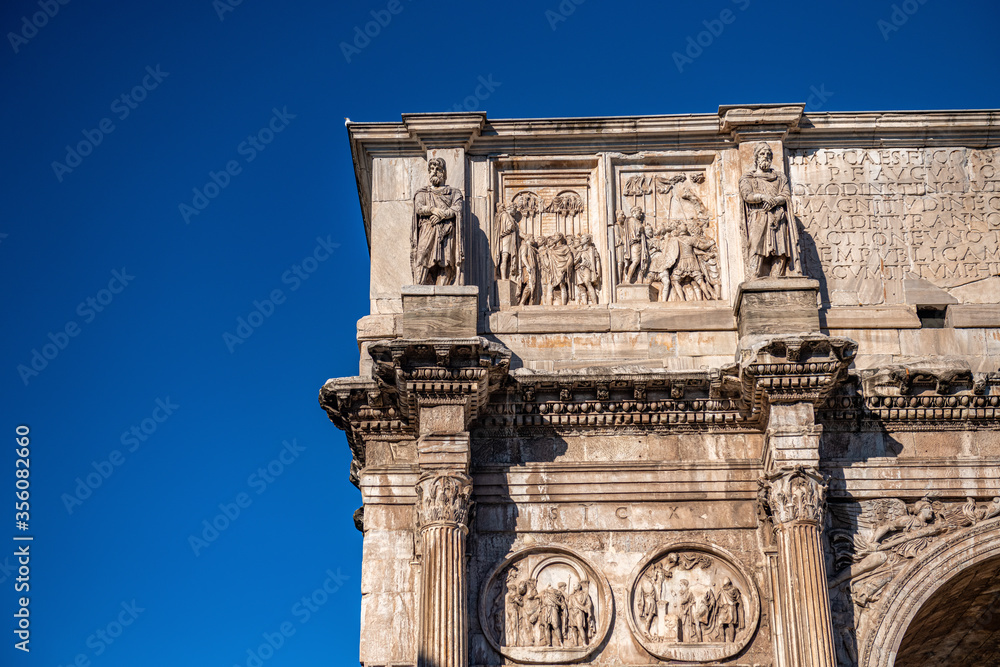Arch of Constantine in Rome, Italy - obrazy, fototapety, plakaty 