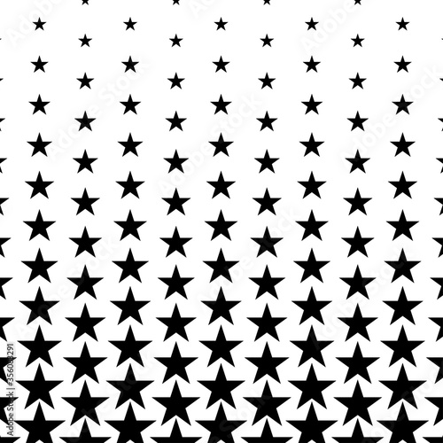 Abstract halftone stars background. Vector illustration