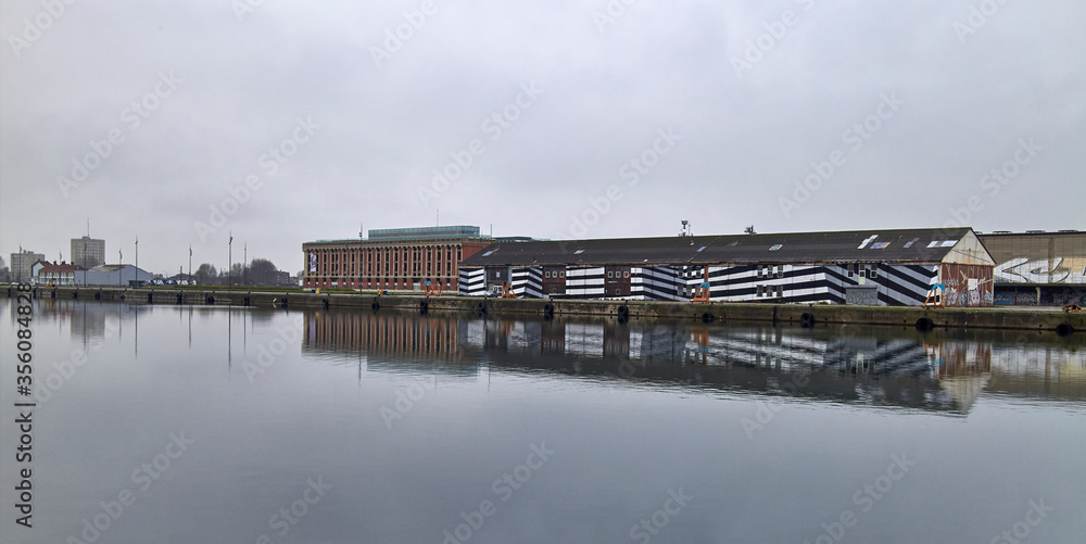 The Famous Sugar Warehouse on one of the Quays at Dunkirk, which played a large part during the evacuation of Allied Troops in World war 2. The Famous Sugar Warehouse on one of the Quays at Dunkirk, which played a large part during the evacuation of Allied Troops in World war 2.