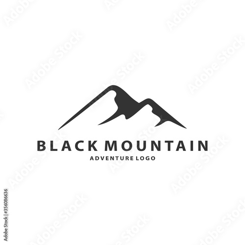 montain logo design, vector illustration concept