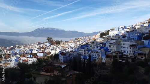 panorama of the town of the mountains