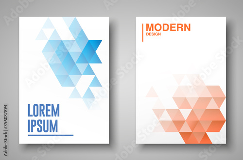 Vector covers design template. Geometric gradient background. Background for decoration presentation, brochure, catalog, poster, book, magazine