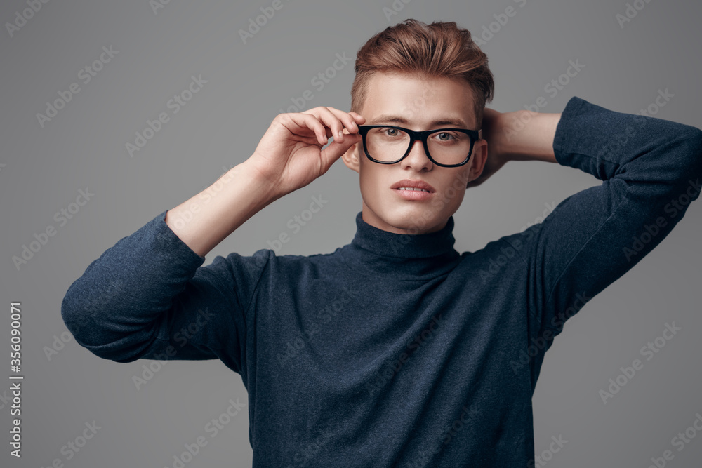 handsome guy in glasses handsome guy in glasses