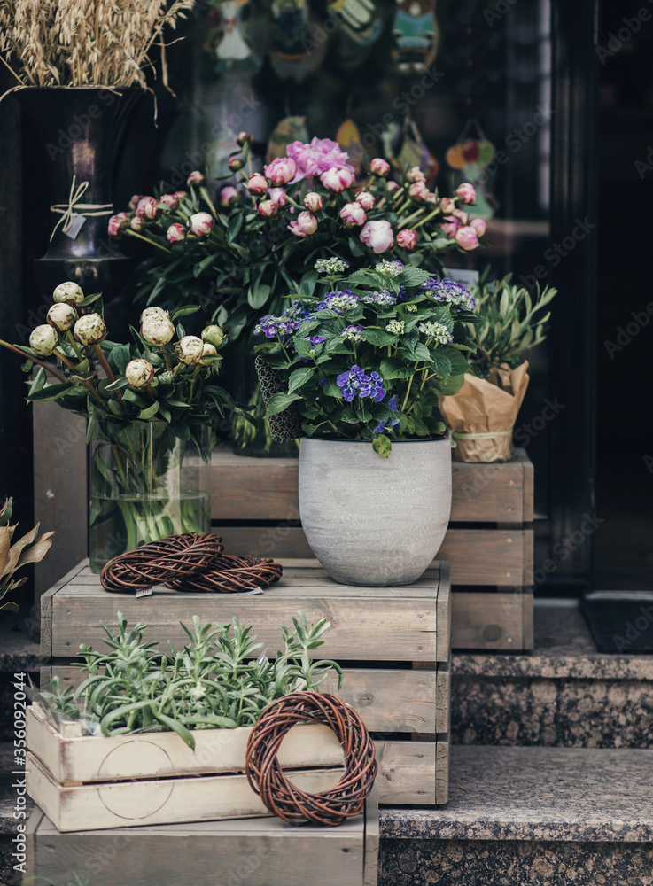 flower shop.
