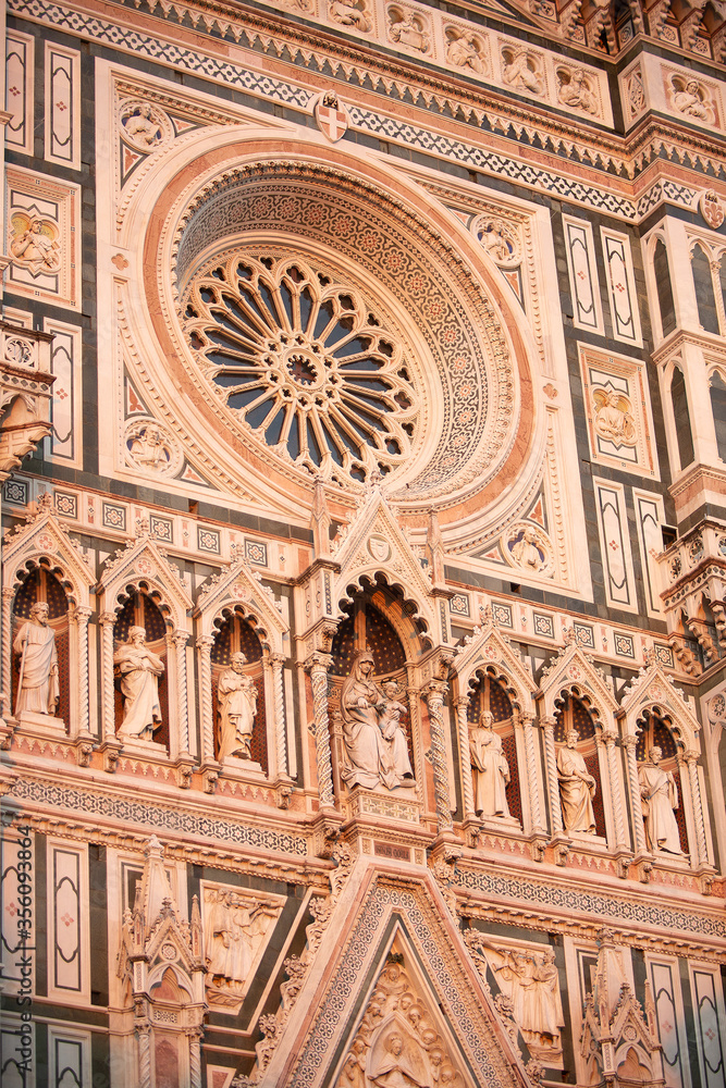 Exterior of Il Duomo cathedral Florence Exterior of Il Duomo cathedral Florence