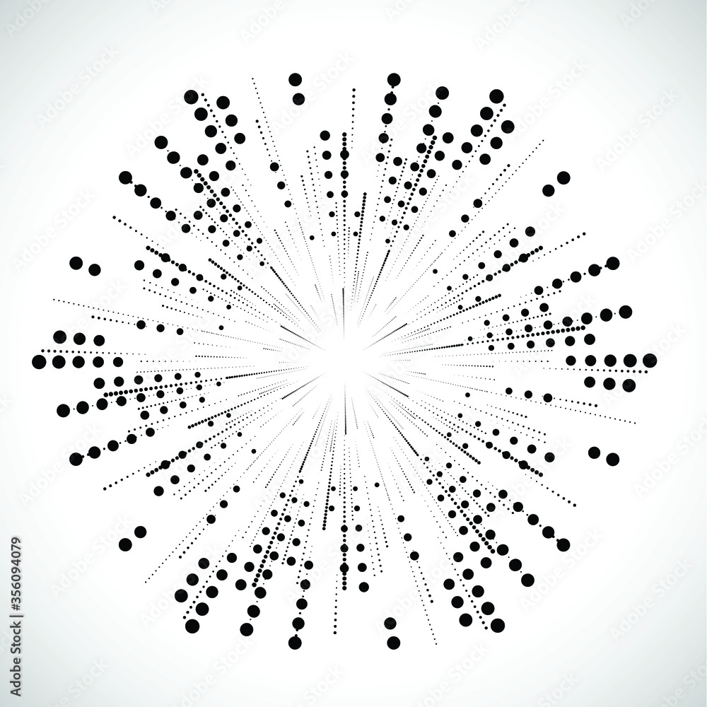 Halftone dots in circle form. Circular Music equalizer . Audio waves . Sound frequency . round logo . vector dotted frame . design element Halftone dots in circle form. Circular Music equalizer . Audio waves . Sound frequency . round logo . vector dotted frame . design element