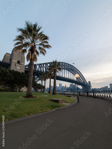 Sydney Harbour Bridge view in the morning.