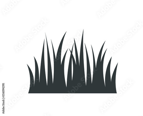 Grass icon. Vector grass illustration. Isolated grass line vector. 
