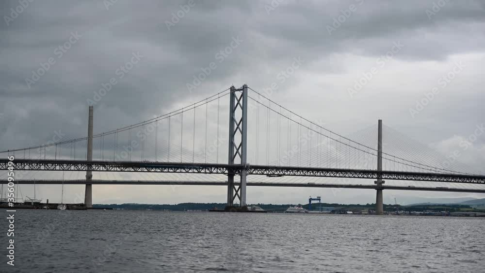 The Forth Crossing bridges on a overcast day The Forth Crossing bridges on a overcast day