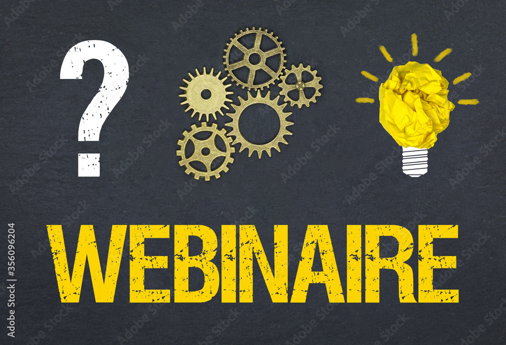 Obraz premium Webinaire