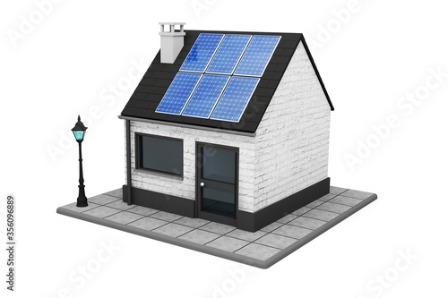 photovoltaic panels voltaic panels house home © esoxx