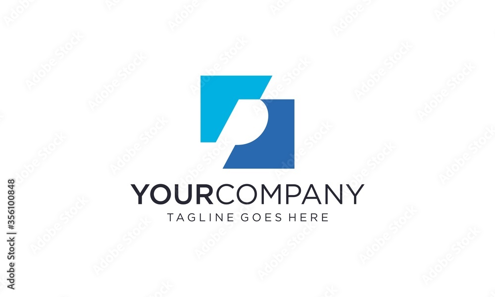 Abstract shape logo design vector editable on white background Abstract shape logo design vector editable on white background