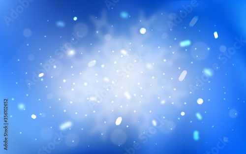 Vector texture with colored snowflakes. Glitter abstract illustration with crystals of ice. The pattern can be used for new year ad, booklets.