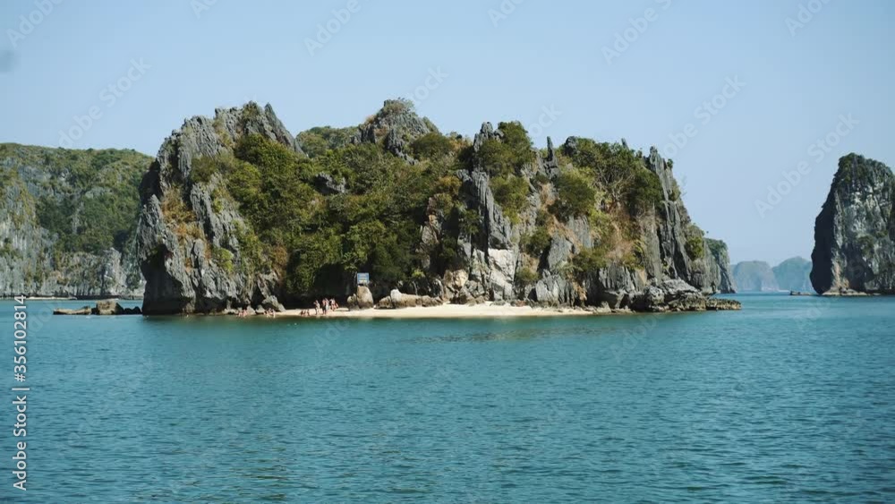 Panoramic View Of Halong Bay Vietnam 4k Panoramic View Of Halong Bay Vietnam 4k