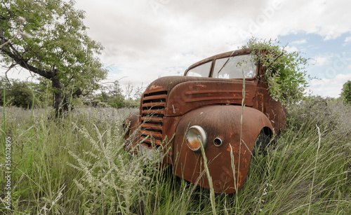 old rusty truck