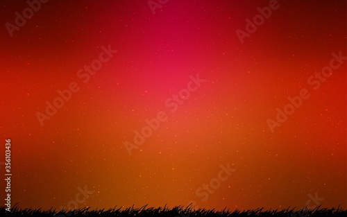Light Red vector texture with milky way stars. Blurred decorative design in simple style with galaxy stars. Pattern for astrology websites.