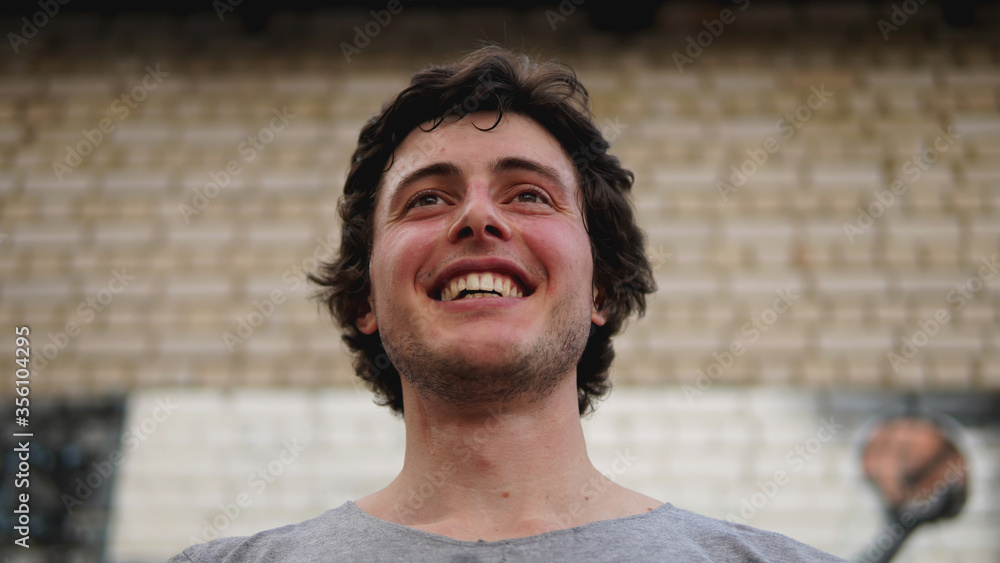 A young man posing at the basketball court A young man posing at the basketball court