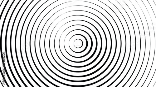 Radiating Lines in Circle Form . Vector Illustration . Abstract Geometric ,Striped background
