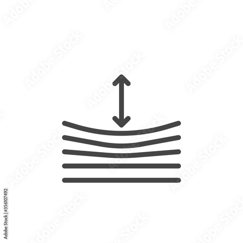 Resilience icon. Vector illustration. Eps 10.