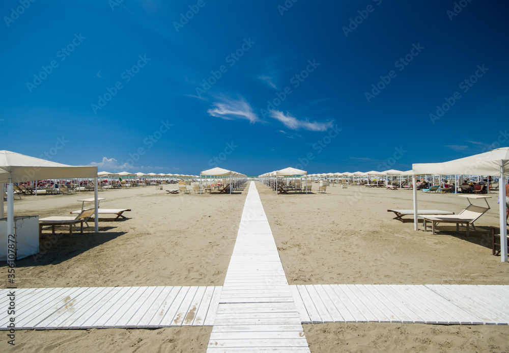 Club and beach resort in viareggio ,italy