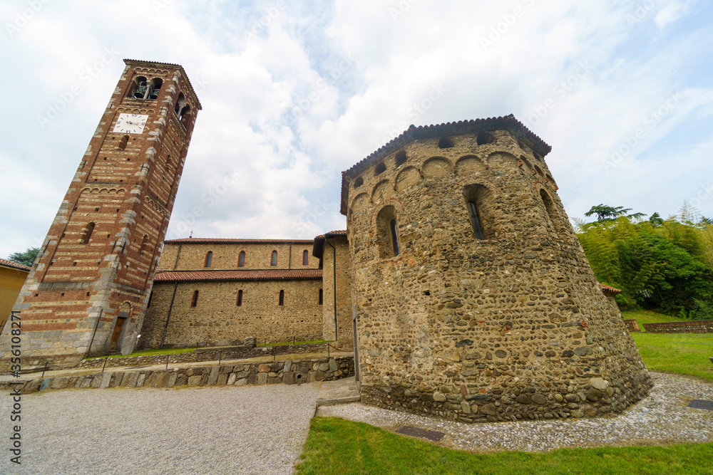 Agliate, medieval church of Santi Pietro e Paolo