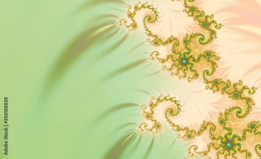 Abstract meditative color fractal background Abstract meditative color fractal background