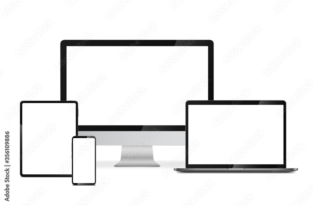 Device Mockup. Vector illustration. Device Mockup. Vector illustration.