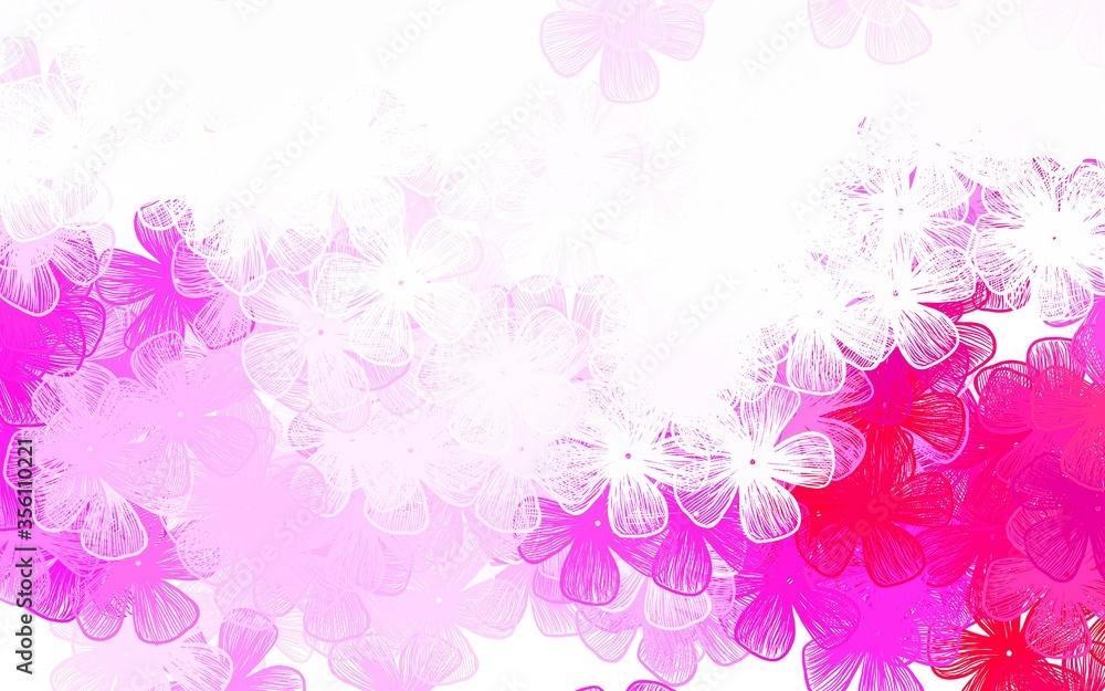Light Pink vector elegant template with flowers Light Pink vector elegant template with flowers