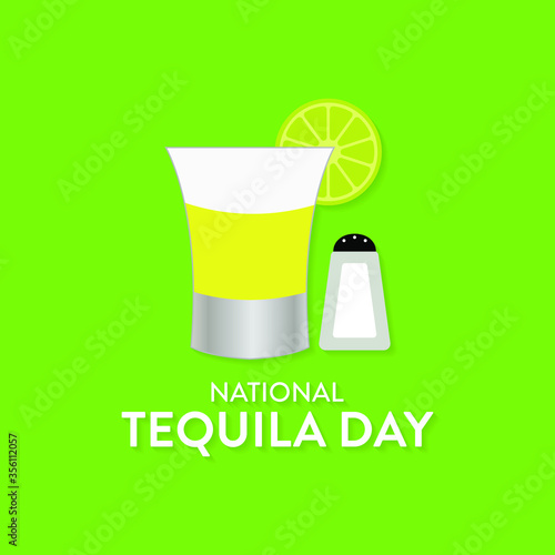 Vector illustration on the theme of National Tequila day observed each year on July 24th.