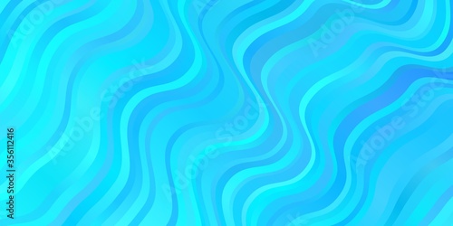Light BLUE vector layout with curves.